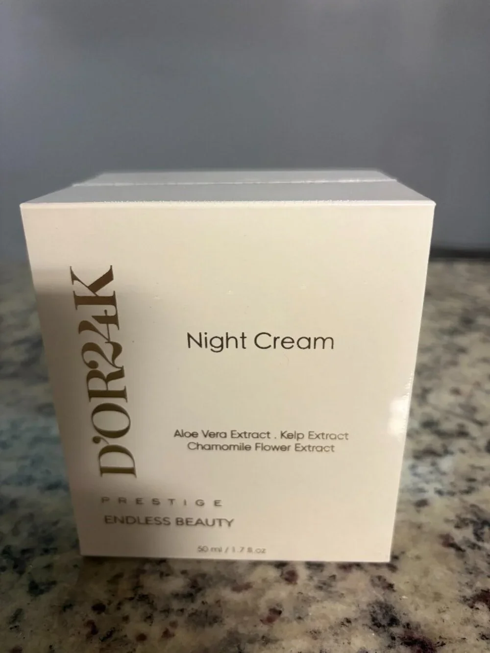 D'OR 24K NIGHT CREAM - 1.7 fl oz \ 50 ml - BRAND NEW - SEALED